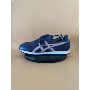 Asics Blue and Pink Athletic Shoes